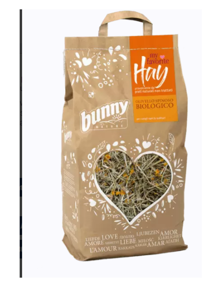 Bunny My Favorite Hay Fieno Fresco Con Olivello Spinoso Biologico  gr.100 Fieno