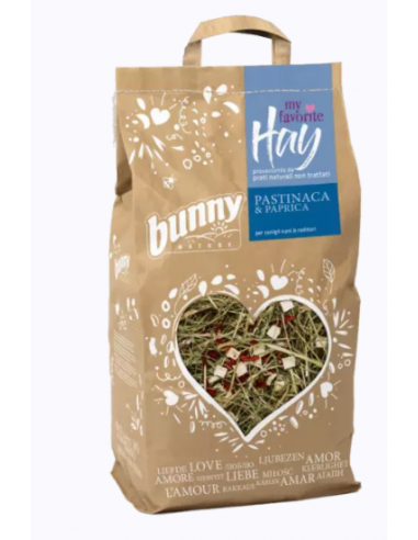Bunny My Favorite Hay Fieno Fresco Con Pastinaca e Paprica  gr.100 Fieno