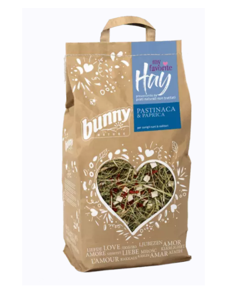 Bunny My Favorite Hay Fieno Fresco Con Pastinaca e Paprica  gr.100 Fieno