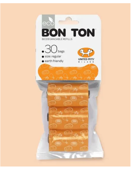 Sacchetti Ricambio Refills Arancione 3 pezzi. Igieni Per Cani.
