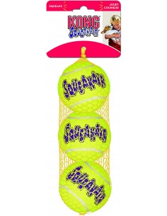 Kong Squeakers Tennis Balls Medium 3 pezzi. Giochi per Cani