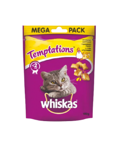 Whiskas Temptations Pollo 180gr . Snack Per Gatti