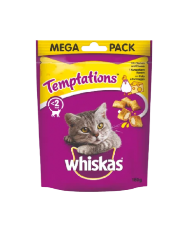 Whiskas Temptations Pollo 180gr . Snack Per Gatti