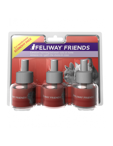 Feliway Friends 3 Ricariche . Antiansia Per Gatti