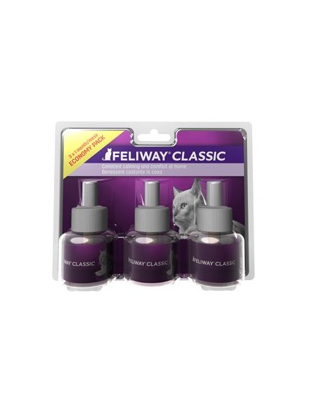 Feliway Classic 3 Ricariche . Ansiansia Per Gatti