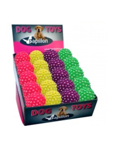 Gioco Palla Spugna Riccio Neon cm 7,5. Giochi Per Cani