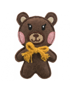 Orso in tessuto . Giochi Per Gatti .