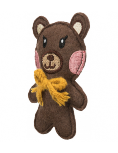 Orso in tessuto . Giochi Per Gatti . 2