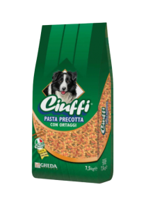 Ciuffi  Pasta Precotta Con Verdure kg 7,5. Cibo Per Cani
