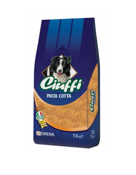 Ciuffi Pasta Precotta Per Cani kg  7,5. Cibo Per Cani