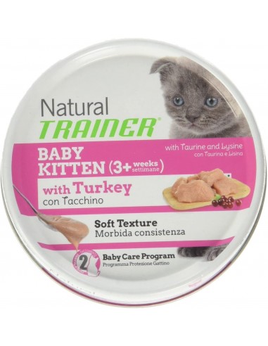 Trainer Natural Baby Kitten Con Tacchino gr 80. Cibo Umido Per Gattini
