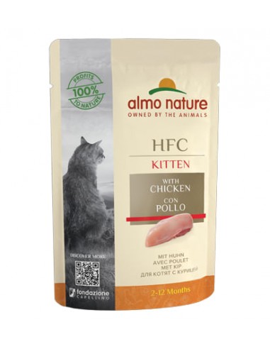 Almo Nature HFC Kitten Complete Busta gr 85. Cibo Umido Per Gattini