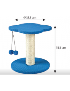 Tiragraffi Fiorellino blu cm 30x30x30 Tiragraffi