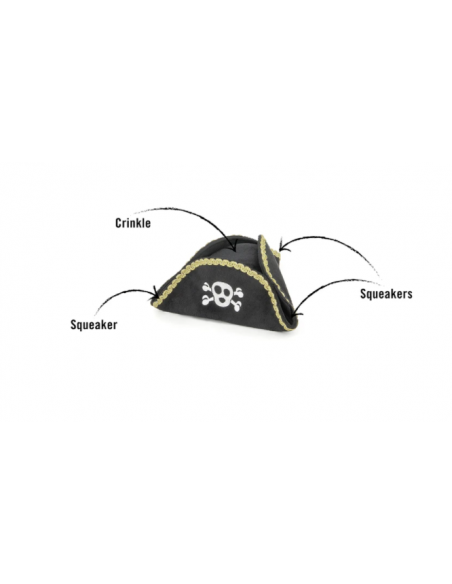 Gioco Play Cappelli, pirata Peluche. Giochi Per Cani