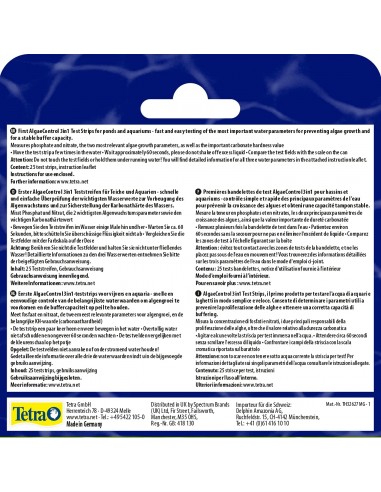 Tetra Test Algae Control 3in1 Trattamento e Cura Dell'acqua
