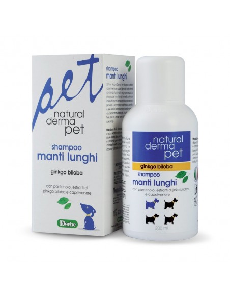 Natural Derma Pet Shampoo Manti Lunghi . ml 200. Igiene Per cani