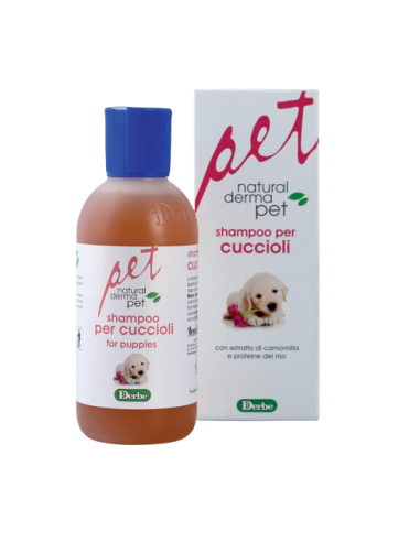 Natural Derma Pet Shampoo Per Cuccioli ml 200. Derbe . Igiene Per cani
