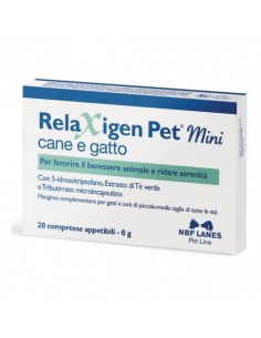 Relaxigen Pet Mini Cane e gatto. Integratori Per Cani e Gatti