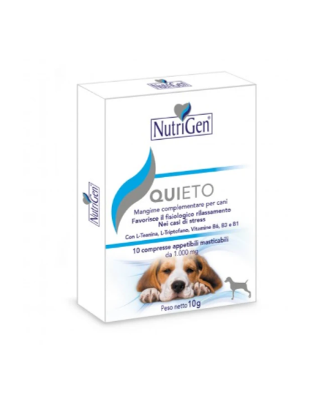 Quieto Cane 10 Compresse Nutrigen. Integratori Per Cani