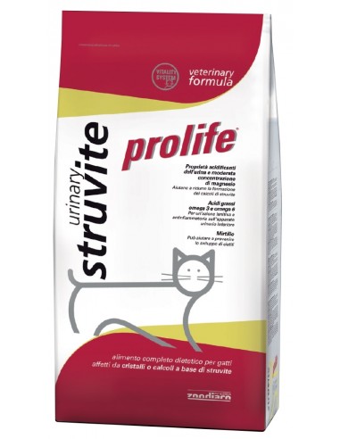 Prolife Cat Veterinary Urinary Struvite kg 1,5. Diete Cibo Secco Per Gatti