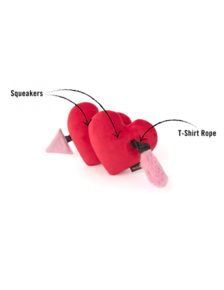 gioco cuori peluche . gioco per cani