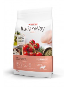 Italian Way Junior med/max kg.3 . Cibo Secco Per Cuccioli