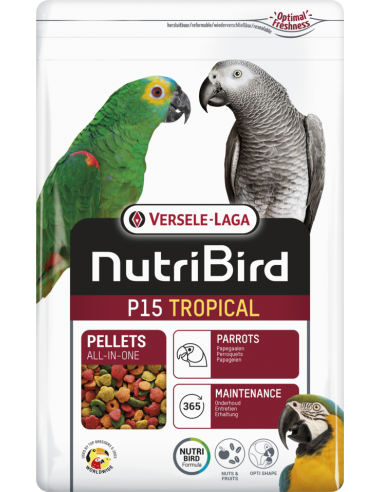 Nutribird P15 Tropical Mantenimento kg 1. Mangime Per Volatili