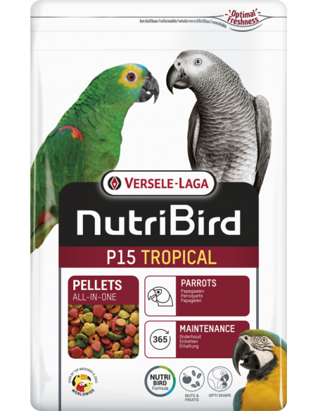 Nutribird P15 Tropical Mantenimento kg 1. Mangime Per Volatili .