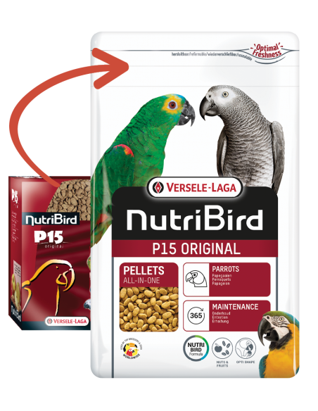 Nutribird P15 Original Mantenimento kg 1. Mangime Per Uccelli