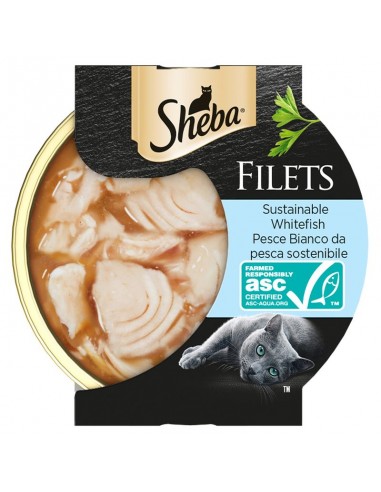 Sheba Filets Pesce Bianco gr.60. Cibo Umido Per Gatti