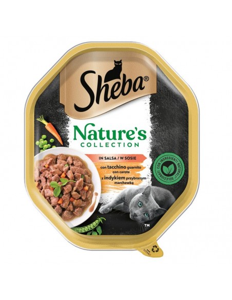 Sheba Nature's Collection Tacchino con Carote in Salsa gr.85. Cibo umido per gatti