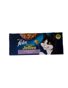 Felix Multipack Sensations Jellies selezioni saporite in Gel. 12x 85gr.Cibo Umido Per Gatti 2
