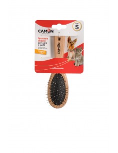 Spazzola Doppia In legno Misura Small. Toelettatura per Cani e gatti 2