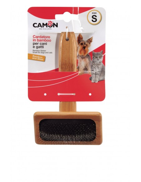 Cardatore In Bambu' misura small. Toelettatura per cani