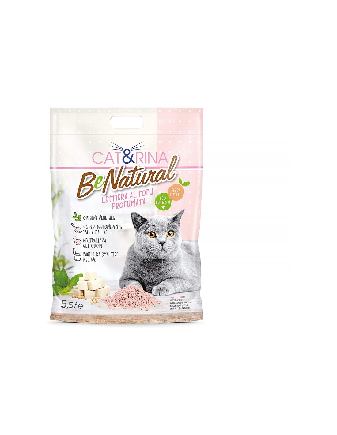 CAT&RINA 2 Unidades Lechera Be Natural al Tofu de 5,5 litros 