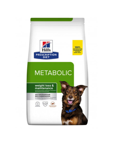 HILL'S Canine Metabolic Kg.1,5 Agnello e Riso. Dietetico Per Cani