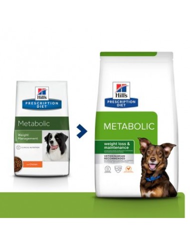 HILL'S Canine Metabolic Kg.1,5 Agnello e Riso. Dietetico Per Cani