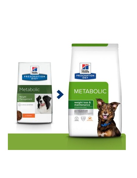 HILL'S Canine Metabolic Kg.1,5 Agnello e Riso. Dietetico Per Cani