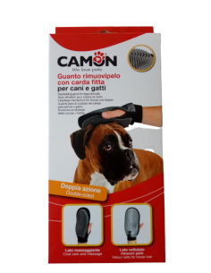 Guanto Rimuovipelo Con Carda Fitta . Toelettatura Per Cani e gatti