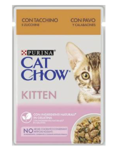 Purina Cat Chow Busta Kitten Tacchino gr 85. Cibo Umido Per Gattini