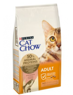 Purina Cat Chow Adult Salmone kg 10. Cibo Secco Per Gatti