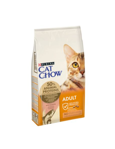 Purina Cat Chow Adult Salmone kg 10. Cibo Secco Per Gatti