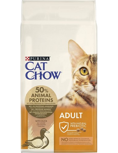 Purina Cat Chow Adult Anatra kg 10. Cibo Secco Per gatti