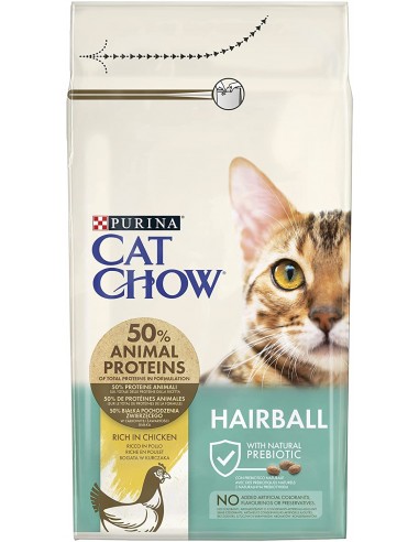 Purina Cat Chow Hairball Control kg 1,5 . Cibo Secco Per Gatti