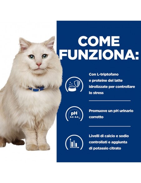 Hill's C/D Urinary Care Multicare Stress Pesce kg.3. Dietetico Per Gatti