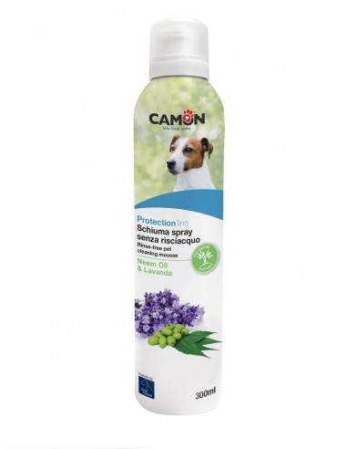 Schiuma Spray Neem /Lavanda 300 ml. Shampoo Antiparassitario