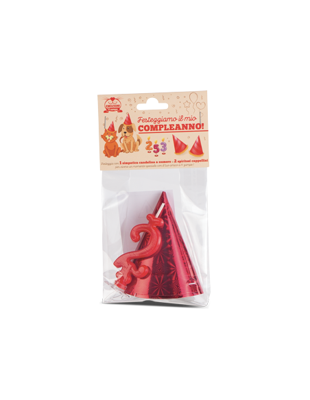 Candelina Numero 6  e Cappelli . Accessori Per Cani