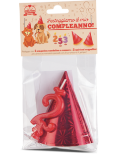 Candelina Numero 7  e Cappelli . Accessori Per Cani 2