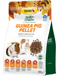 Gimbi Mother Nature Guinea Pig Pellet gr 500. Mangime Per Roditori