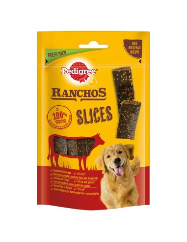 Pedigree Ranchos Slices manzo gr.60.Snack Per cani